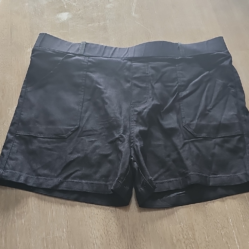 Black Women's Shorts Stretchy